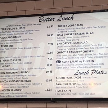 Butter Cafe & Bakery - lunch menu - Breakfast & Brunch Near Me - Upland, California Butter Cafe & Bakery - lunch menu - Breakfast & Brunch Near Me - Upland, California