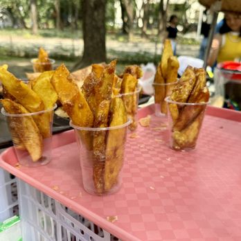 Luneta Park - 01.01.24 street food - fried kamote (sweet potato) - Parks Near Me - Manila, NCR