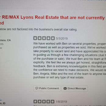 RE/MAX Lyons Real Estate - They do not recommend because we will not upgrade our account to a paid acct. They can say whatever they like about algorithms. Not True! - Real Estate Agents Near Me - Waupaca, Wisconsin RE/MAX Lyons Real Estate - They do not recommend because we will not upgrade our account to a paid acct. They can say whatever they like about algorithms. Not True! - Real Estate Agents Near Me - Waupaca, Wisconsin