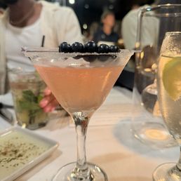 Blueberry martini