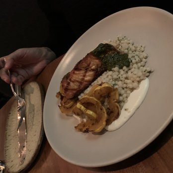 Bambara - Cambridge - Salmon and Israeli Cous Cous - New American Near Me - Cambridge, Massachusetts