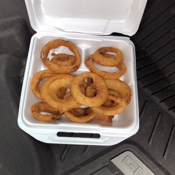 Banda's Seafood - a container of onion rings - Seafood Near Me - Corpus Christi, Texas Banda's Seafood - a container of onion rings - Seafood Near Me - Corpus Christi, Texas