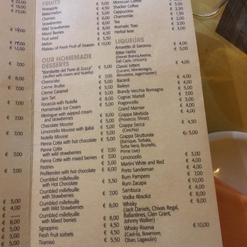 Fiore di Zucca - Menu - Italian Near Me - Roma, AG Fiore di Zucca - Menu - Italian Near Me - Roma, AG
