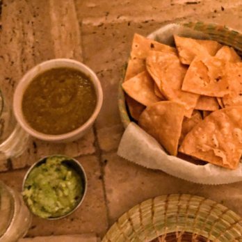 Clavel - Totopos con salsa with half guacamole (additional $4) - Bars Near Me - Baltimore, Maryland