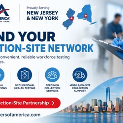 Lab Centers of America - Need a reliable collection-site partner? LCOA supports employers and testing networks across New Jersey and New York.