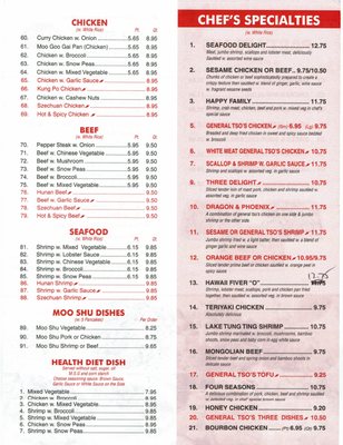 Menu photo 8 China 88 Clearwater, FL