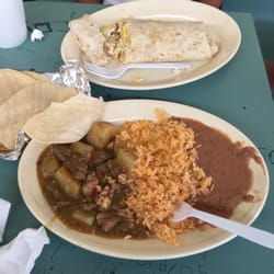 Huge breakfast burrito! My adult, delicious plate!