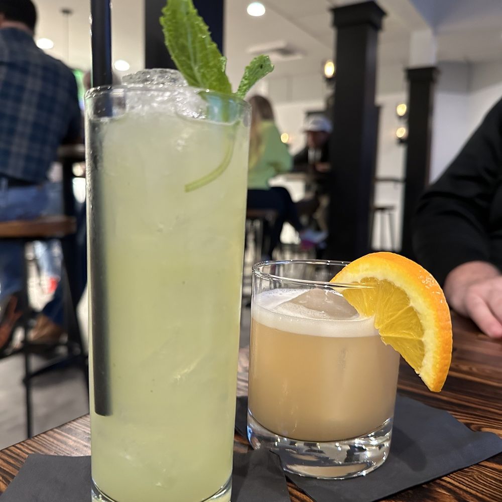 Parallel 47 - two cocktails on a table at a restaurant - Steakhouses Near Me - Hayden, Idaho