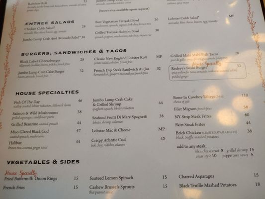 Menu photo 3 Redeye Grill New York, NY Menu photo 3 Redeye Grill New York, NY