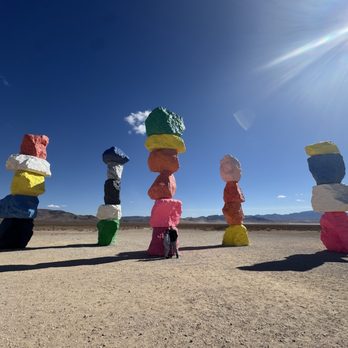 Seven Magic Mountains - Public Art Near Me - Las Vegas, Nevada Seven Magic Mountains - Public Art Near Me - Las Vegas, Nevada