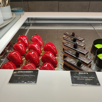 KOI Dessert Bar - Dessert display case. - Desserts Near Me - Chippendale, NSW KOI Dessert Bar - Dessert display case. - Desserts Near Me - Chippendale, NSW