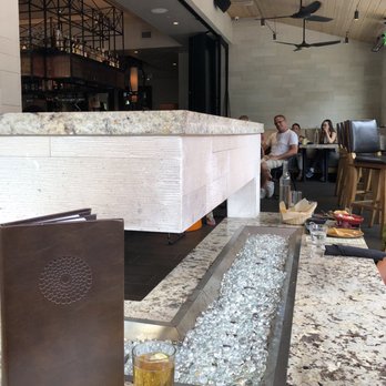 SOL Mexican Cocina - Fireplace and bench seating in the corner, gorgeous! - Bars Near Me - Denver, Colorado