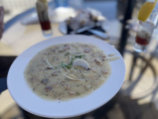 Photo of The Fish Peddler - Tacoma, WA, US. Clam chowder (size: bowl)