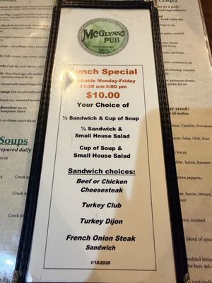 Menu photo 3 McGlynns Pub Newark, DE Menu photo 3 McGlynns Pub Newark, DE