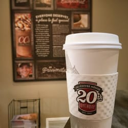 CC's Coffee House - My perfectly steamed pumpkin pie latte with white chocolate.