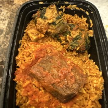 Angel’s Naija Cuisine - Jollof rice and beef - Soul Food Near Me - Phoenix, Arizona