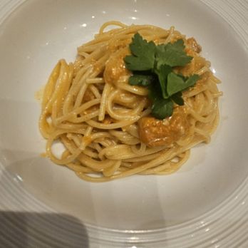 Taormina Sicilian Cuisine - Sea Urchin & fresh spaghetti - Sicilian Near Me - Honolulu, Hawaii