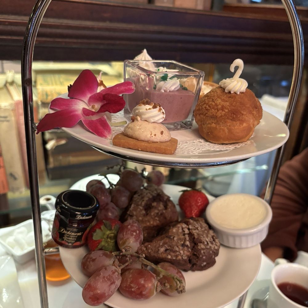 Gryphon Tea Room - High tea treat tower - Tea Rooms Near Me - Savannah, Georgia Gryphon Tea Room - High tea treat tower - Tea Rooms Near Me - Savannah, Georgia