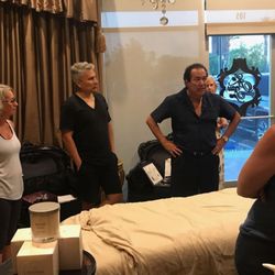 Natural Health Center - Dr. Rob teaching licensed massage therapists at a local spa.