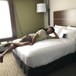 Holiday Inn Express & Suites Fleming Island - My model showing off the nice rooms!