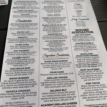 Federal House - Menu - American Near Me - Annapolis, Maryland Federal House - Menu - American Near Me - Annapolis, Maryland