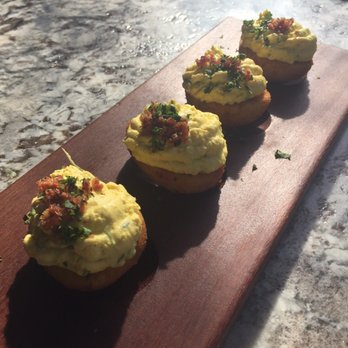 Nick's On 2nd - The bacon deviled eggs are to die for! - New American Near Me - Long Beach, California Nick's On 2nd - The bacon deviled eggs are to die for! - New American Near Me - Long Beach, California