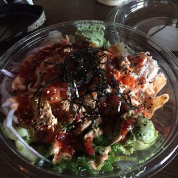 Poki Monster - Poki Bowl. Tasted good but not enough fish left me unsatisfied - Poke Near Me - Brea, California
