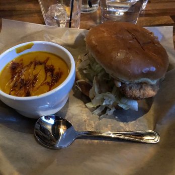 Mill City Public House - Squash soup and Korean chicken - Wine Bars Near Me - Appleton, Wisconsin
