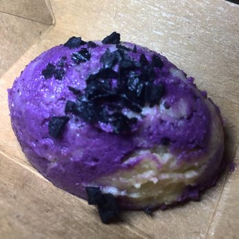 Kitchen 1726 - Coconut Ube butter topped with lava salt, with fresh baked pandesal. - Personal Chefs Near Me Kitchen 1726 - Coconut Ube butter topped with lava salt, with fresh baked pandesal. - Personal Chefs Near Me