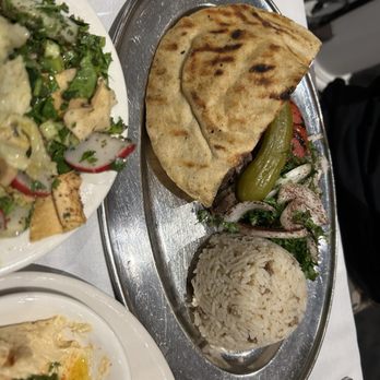 Byblos Restaurant - Hubby had the beef shawarma with rice and tahini... he loved it! - Lebanese Near Me - Norwood, Massachusetts Byblos Restaurant - Hubby had the beef shawarma with rice and tahini... he loved it! - Lebanese Near Me - Norwood, Massachusetts