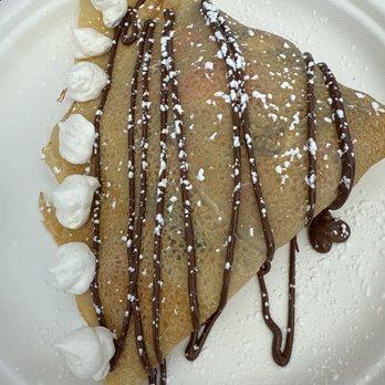 Flower Beans Creperie - Nutella Strawberry - Cafes Near Me - Covina, California