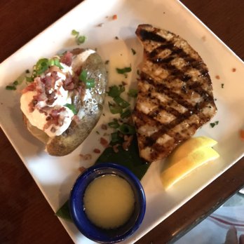 The Dolphin - Swordfish with baked potato - Seafood Markets Near Me - Hanalei, Hawaii