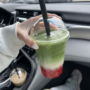 Kamurocho - Strawberry Matcha Latte - Shaved Ice Near Me - Pleasanton, California Kamurocho - Strawberry Matcha Latte - Shaved Ice Near Me - Pleasanton, California
