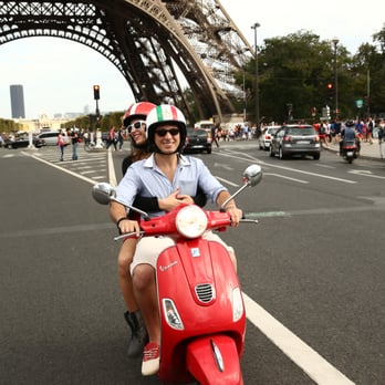 Paris by Scooter - ride along The Eiffel Tower - Scooter Rentals Near Me - Paris, 75 Paris by Scooter - ride along The Eiffel Tower - Scooter Rentals Near Me - Paris, 75