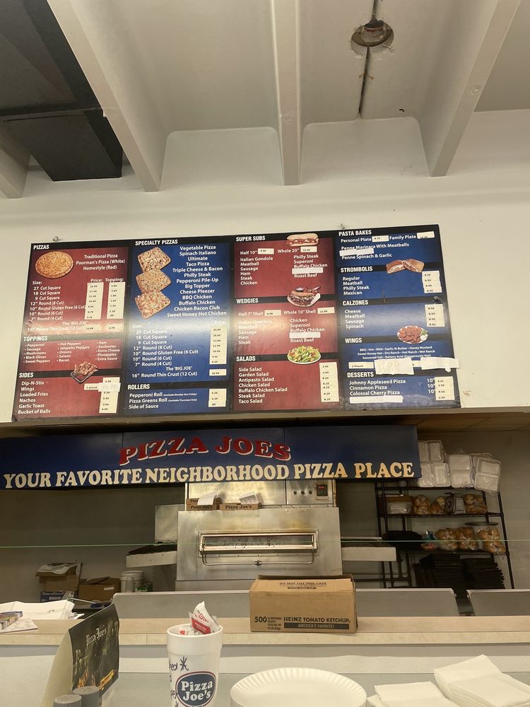 Food from Pizza Joe's