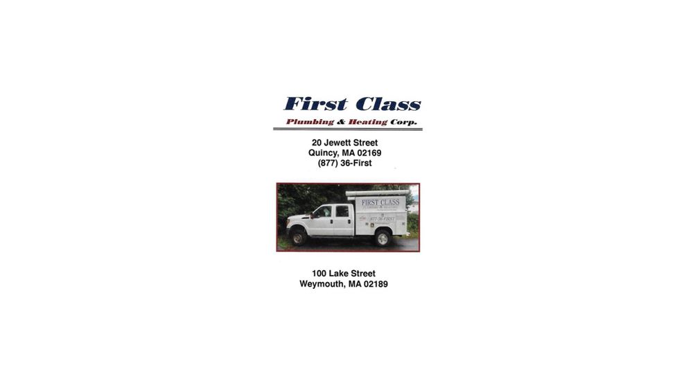 Slide of First Class Plumbing & Heating Corp.