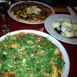 Bella Vita - "The Nobel Pig" slow roasted pulled pork, apple and rocket (Loads of rocket!) and florintina with spinach and baked egg.