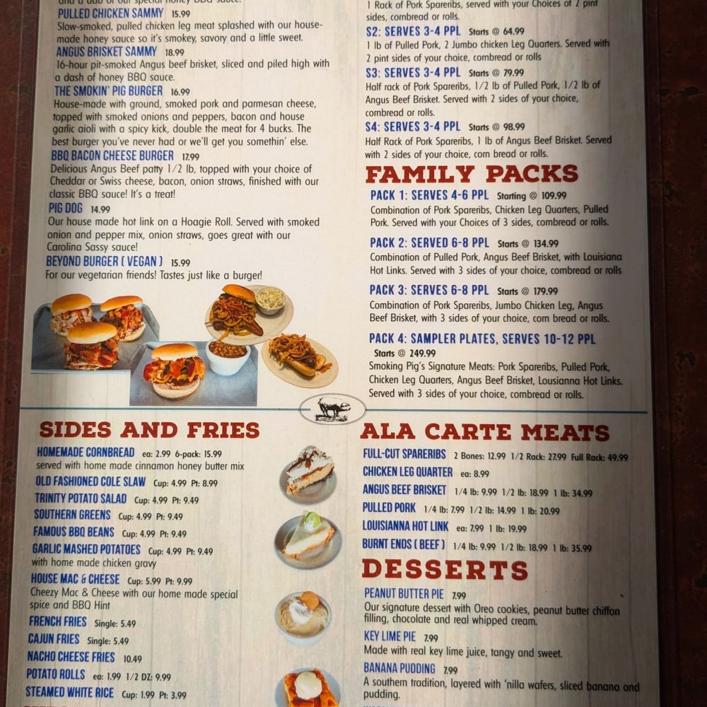 Smoking Pig BBQ - Menu 1 - Barbeque Near Me - San Jose, California