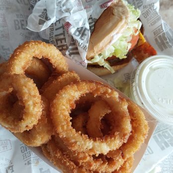 Habit Burger & Grill - Char burger with Bacon, and delicious Onion Rings - Burgers Near Me - Alameda, California