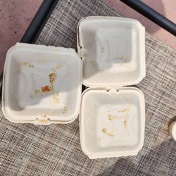Jason's Deli - This is how I got my food in these dirty containers.
