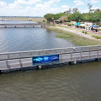 Drone Landing Zone - USA Swimming Open water swim event - Videographers Near Me