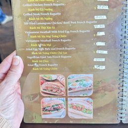 I orderd a BBQPork Buhn Mi Sandwich