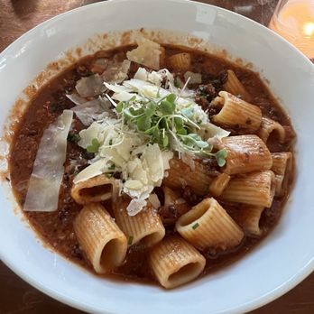 MK Kitchen - Rigatoni Bolognese - New American Near Me - Gorham, Maine