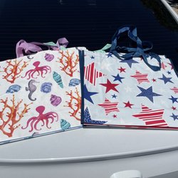 Burlington - Cute, seasonal reusable bags for .99 cents