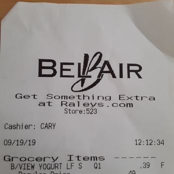 Bel Air - My receipt - Grocery Near Me - Elk Grove, California Bel Air - My receipt - Grocery Near Me - Elk Grove, California