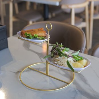 Enjoy Pho - Complimentary eggroll and veggies elegantly served! - Vietnamese Near Me - Orange, California Enjoy Pho - Complimentary eggroll and veggies elegantly served! - Vietnamese Near Me - Orange, California