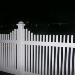Aberdeen Fence & Gutter - 48"+ New England Vinyl Picket to view @ 6908 Central Park Drive