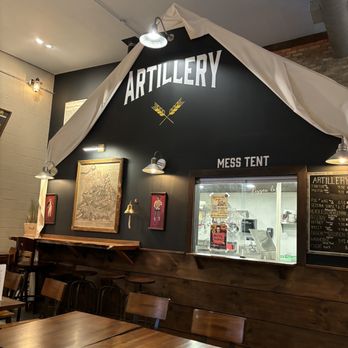 Artillery Brewing - the interior of the restaurant - Breweries Near Me - West Chester, Pennsylvania
