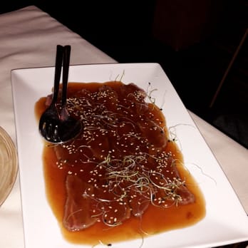 Leon d'Oro - Terriyaki Carpaccio. Delicious!! - Asian Fusion Near Me - Milan, Michigan