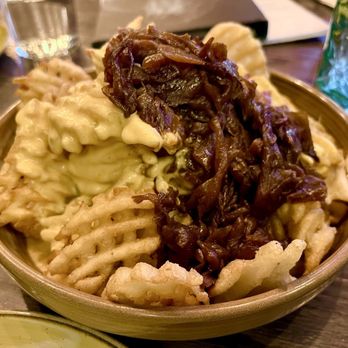 Three Bears Brewery and Restaurant - Loaded waffle fries - Brewpubs Near Me - Banff, Alberta